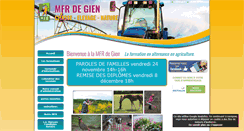 Desktop Screenshot of mfr-gien.com
